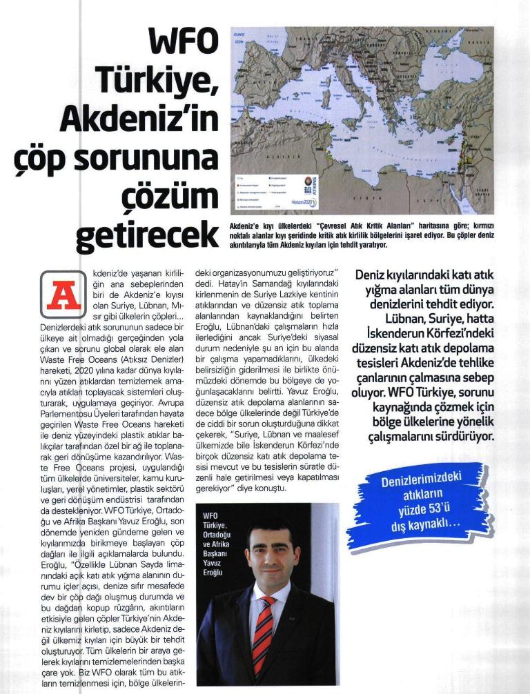 The WFO project led by Yavuz Eroğlu received extensive media coverage.