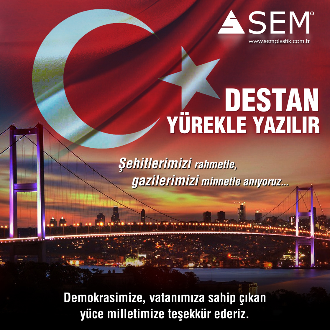 YK Başkanımız Yavuz EROĞLU'nun 15 Temmuz Hain Darbe Girişimi yıldönümü mesajı...